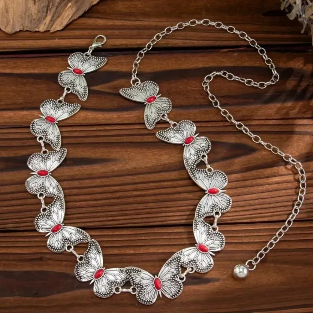 Vintage Butterfly Waist Chain Belt